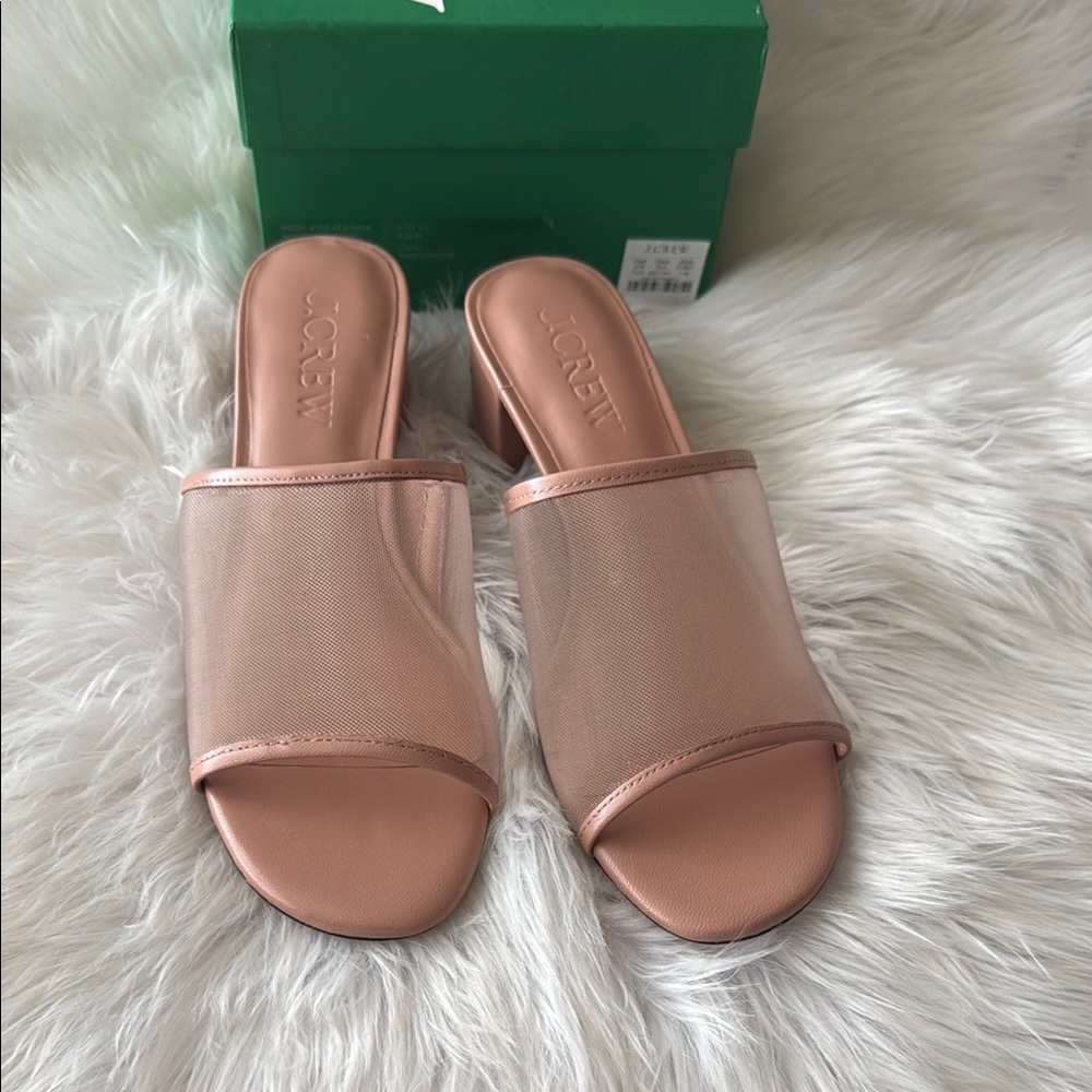 J.Crew Mule Block Heel Sandals